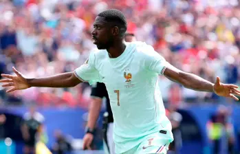 El futbolista francés Ousmane Dembelé suma cuatro goles en lo que va del Mundial 2026. Foto: tomada del x de @FifaWorldCup