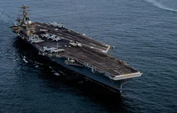 El portaaviones Nimitz podría señalar una entrada de Estados Unidos a Cuba. Foto: Departamento de Estado de EE.UU.