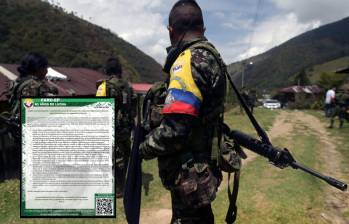A través de un comunicado, el Bloque Occidental Jacobo Arenas perteneciente a las disidencias de Iván Mordisco informaron algunas exigencias para la liberación de las 7 mujeres y los dos hombres en cautiverio. Fotos: AFP y redes sociales 