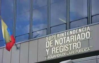 Fachada de la Superintendencia de Notariado y Registro, entidad que entró a la lista de entes bajo revisión en el proceso de empalme. Foto: Colprensa