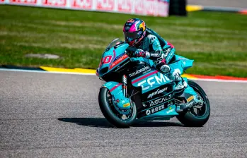 David Alonso es cuarto en el Mundial de Moto2 con 116 puntos. FOTO: X AsparTeam