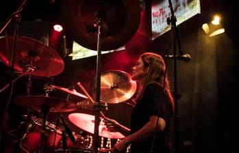 Sandra Gómez dejo huella en el circuito del rock de Medellín. Foto: Cortesía Andreas Cortes