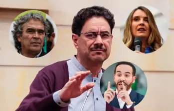 Los candidatos presidenciales Iván Cepeda, Abelardo de la Espriella, Paloma Valencia, Sergio Fajardo, Claudia López y Roy Barreras. FOTO EL COLOMBIANO, CORTESÍA Y COLPRENSA