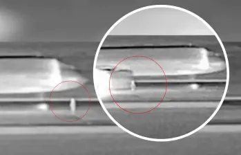 Un peatón invadió la pista y murió tras ser atropellado por un avión en EE. UU. Foto: captura de video