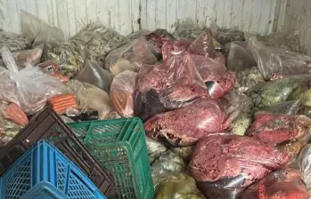 Parte del material incautado por las autoridades ambientales. FOTO: Imagen tomada de redes.
