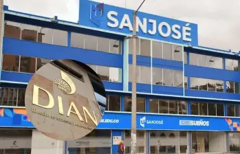 De acuerdo con el Sistema Nacional de Información de la Educación Superior (Snies), la matrícula total de la Fundación Universitaria San José pasó de 1.768 estudiantes en 2020 a 5.656 en 2024, un incremento del 219,8%. FOTO: DIAN y Redes Sociales