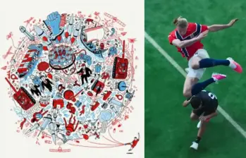 ¿Será Noruega el ganador del Mundial de Fútbol 2026 según la portada de la revista The Economist y el comercial de Nike? FOTOS: The Economist Illustration - Andrew Rae - KAL - Nike