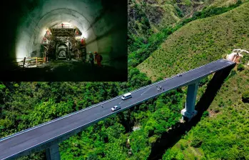La conexión del Toyo comprende un túnel de 9,74 kilómetros y una vía nueva entre Santa Fe de Antioquia y Giraldo. FOTOS CAMILO SUÁREZ ECHEVERRI