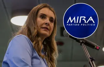 A través de un comunicado, el movimiento dio a conocer su respaldo a la candidata del Centro Democrático. Foto: Colprensa/MIRA