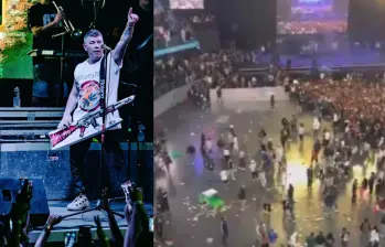El vocalista de Damas Gratis, Pablo Lescano, lamentó lo sucedido en Bogotá. FOTOS: Tomada de redes sociales