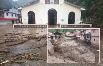 Así quedó la zona de Santa Inés tras la borrasca que lo afectó este tres de junio. FOTO: imagen tomada de redes.