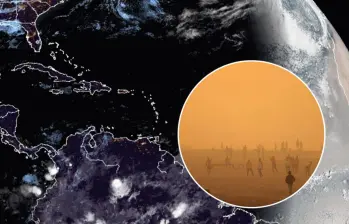 El Ideam hace un monitoreo sobre los efectos que podría generar el polvo del Sahara en Colombia. Fotos: Colprensa y Getty Images