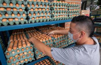 El precio del huevo fue uno de los que más cayó en Colombia entre diciembre de 2023 y enero de 2024. FOTO EL COLOMBIANO