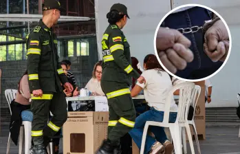 La Fiscalía reportó las primeras detenciones por delitos electorales, la incautación de una millonaria suma de dinero en efectivo y el arresto de más de 30 personas que tenían cuentas pendientes con la justicia. FOTO: Manuel Saldarriaga y Colprensa
