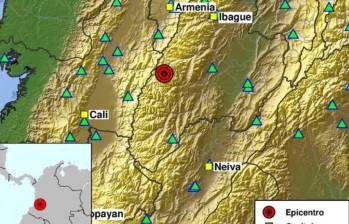 Temblor de 4,5 en Chaparral; así fue el sismo de hoy en Tolima. Foto: SGC