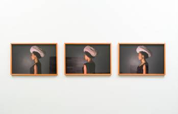 Astrid González estudió Artes plásticas en la Fundación Universitaria Bellas Artes y es egresada con grado de honor. Foto Camilo Suárez.