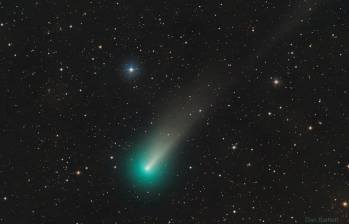 El cometa Leonard fue descubierto el 3 de enero por el investigador Greg Leonard. Tiene una órbita de 80 mil años Foto: Dan Bartlett