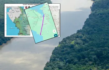 Desde 1964 hay proyectos para un canal interoceánico en Chocó. El anterior gobierno tenía la idea de un tren cuyos estudios generaron críticas. Fotos: Juan Antonio Sánchez, Comisión de la Verdad y @petrogustavo