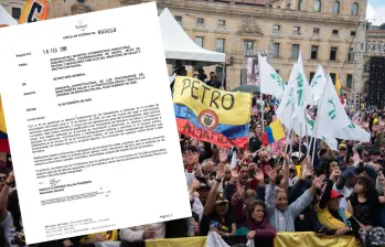 Las marchas del 19 de febrero buscan apoyar el decreto que subió en un 23% el salario mínimo en Colombia. FOTO: MINISTERIO DEL INTERIOR Y MINISTERIO DE SALUD.