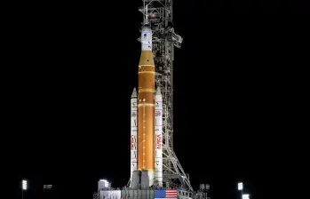 La Nasa adelantó desde el 31 de enero simulacros en “condiciones reales” con el cohete SLS de la misión lunar Artemis II, que finalmente fue aplazada. FOTO: Tomada de X @NASA