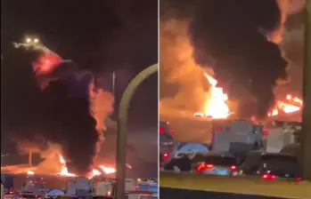 Ataque a embajada de Estados Unidos en Arabia Saudita. FOTO: Capturas de video 