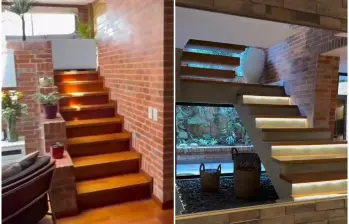 Así lo ratificó el Instituto Distrital de Patrimonio Cultural (IDPC) al iniciar un proceso legal por la modificación no autorizada de una escalera en el conjunto residencial Altos de Santana, una estructura protegida desde 2010. FOTO: Cortesía de redes sociales