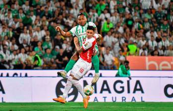 Atlético Nacional visita a Santa Fe en El Campín en duelo aplazado por la fecha 5 de la Liga BetPlay. FOTO COLPRENSA