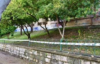 El parque de la Victoria de Jaén (Andalucía, España) donde se hallaron muertas a dos jóvenes. FOTO: Europa Press