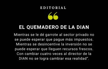 El quemadero de la DIAN