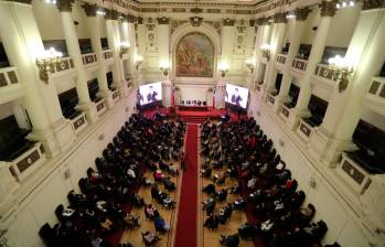 La convención que redactará la nueva Constitución de Chile. Foto: EFE. 