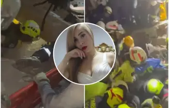 La abogada de 32 años, que se había transformado en un símbolo de esperanza al ser rescatada tras más de un día y medio bajo las ruinas del hotel donde se hospedaba, falleció en la UCI. FOTO: Captura de video de redes sociales y cortesía