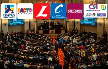 El Centro Democrático, el Pacto Histórico, los partidos Liberal y Conservador, Creemos y la Coalición de Cambio Radical y la U tendrán participación de representantes por Antioquia. FOTO: EL COLOMBIANO