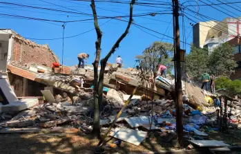 En Cali hay al menos 19 estructuras colapsadas. Foto: El Colombiano