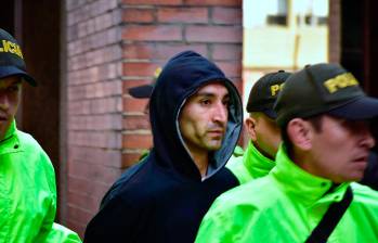 Ricardo Andrés Carvajal Salgar, en el momento de su captura en 2019. FOTO COLPRENSA