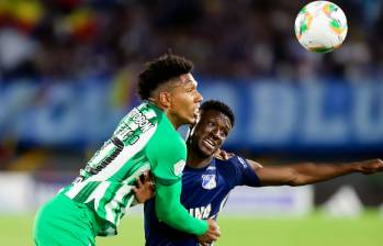 Atlético Nacional se mide a Millonarios en el estadio El Campín, duelo adelantado de la sexta fecha de la Liga Betplay-2. FOTO: Colprensa