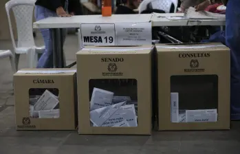 Colombia elige al nuevo Congreso y a tres candidatos presidenciales que saldrán de la Gran Consulta por Colombia, la Consulta de las Soluciones y el Frente por la Vida para el periodo 2026-2030. FOTO: Camilo Suárez. 