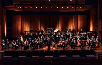 El viernes 24, la orquesta presentará parte del repertorio en el municipio de La Unión. El concierto será a las 6:00 p.m. en el Teatro Municipal de La Unión. FOTO Cortesía. 