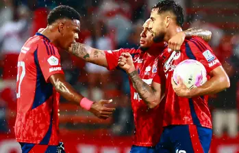 El DIM guarda la esperanza de clasificación a los playoffs en la última fecha. FOTO MANUEL SALDARRIAGA