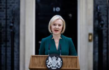 Truss duró 45 días como primera ministra británica. FOTO: EFE