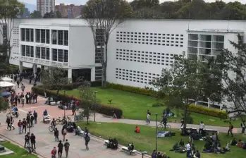 Ordenan evacuar la Universidad Nacional de Bogotá. FOTO: cortesía Universidad Nacional