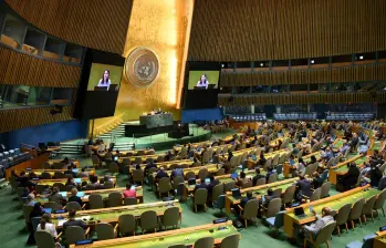 La Asamblea General de la ONU votó a favor de un Estado Palestino pero sin Hamas. FOTO: AFP