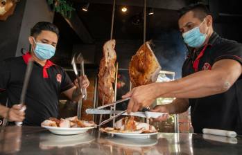 Anderson Artunduaga Cabrera, cofundador de El Llanerito, asegura que la compañía planea vender carne empacada al vacío en grandes superficies. FOTO edwin bustamante