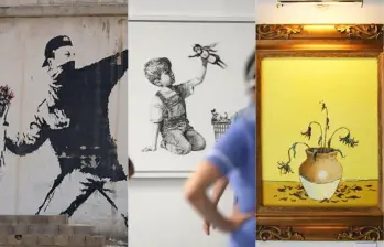 El amor está en el aire, Game Changer y Girasoles en la gasolinera son algunas de las más costosas subastadas del artista. FOTO: Getty