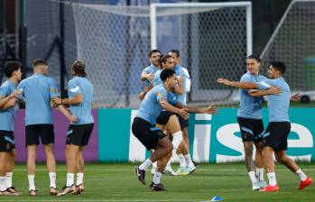 El buen ambiente no se ha perdido en el seleccionado de Uruguay, a pesar de su irregular campaña en el Mundial. FOTO efe