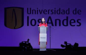 Raquel Bernal, rectora de Los Andes, había justificado el aumento de las matrículas de la Universidad por el alza de los precios que sufre el país. FOTO: CORTESÍA