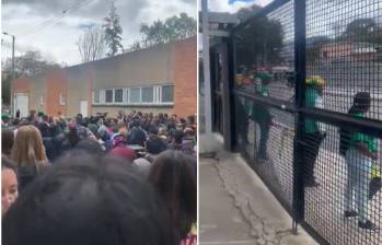 Se registran bloqueos en varias zonas de la capital. Foto: Redes Sociales.