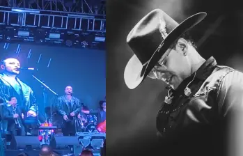 Jessi Uribe y Yeison Jiménez. Fotos: captura de video e Instagram @yeison_jimenez