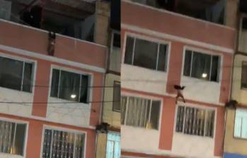 El menor de dos años fue trasladado a un centro de salud tras lo ocurrido. Foto: captura video @ColombiaOscura