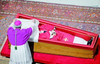 El papa Francisco fue enterrado el sábado pasado luego de su funeral realizado en la plaza de San Pedro en el Vaticano. Foto: AFP