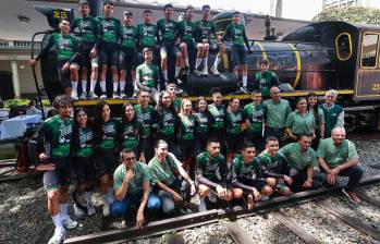 Todo el equipo profesional y juvenil del Orgullo Paisa estará presente en el equipo Orgullo Paisa este domingo 27 de septiembre con salida en Sabaneta. Foto: Manuel Saldarriaga Quintero.